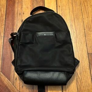 Tom Hilfiger small black purse back pack.